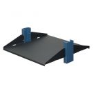 2RU 2Post Center Mount Solid Shelf 20in (D) - Flanged Down