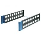 4RU Flush Mount Conversion Bracket 2-Pack (26in Deep) with 2RU Adapter Brackets 4-Pack (2 bends, 0.59in Deep)