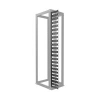 50U, 11 Inch Vertical Cable Management Bar for Open Frame Rack Model 111 (137-4650) - Installed