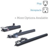 10A Vertical and Horizontal Rackmount Power Strips