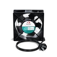 120mm Fan with 240 Volt Cable and Integrated Ground Wire (180-8969)