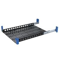 1U Light Duty Fixed Shelf 24in Depth (108-4013)