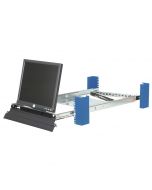 Sliding Rackmount Monitor Kit (2UMON-133) with monitor