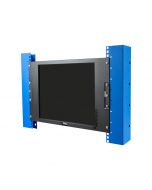 (7U-RACKMON) Flush Mount Rack Monitor - Front View of Faceplate