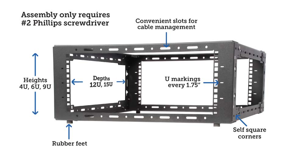 Desktop Server Rack Features (desktop image) Desktop Server Rack Features (desktop image)