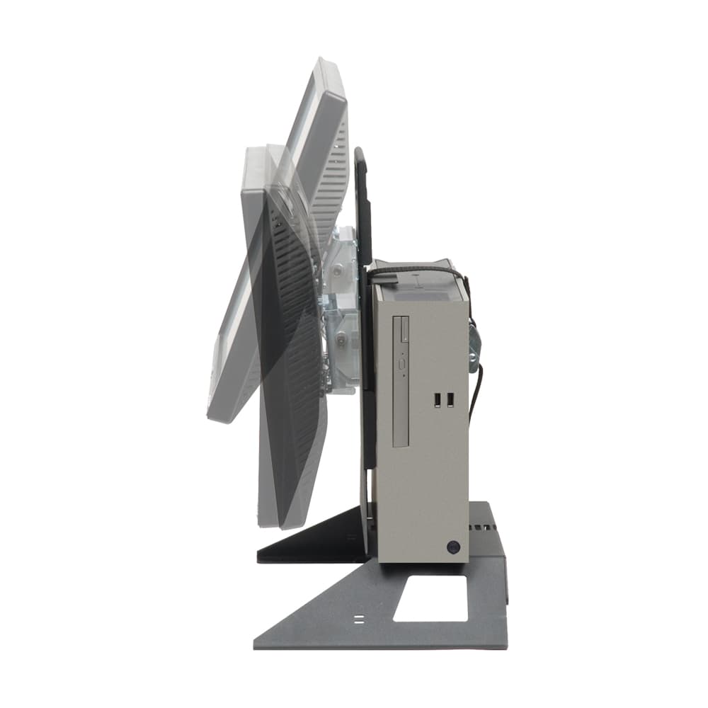 AIO monitor rack for small PC swivel  (desktop image)